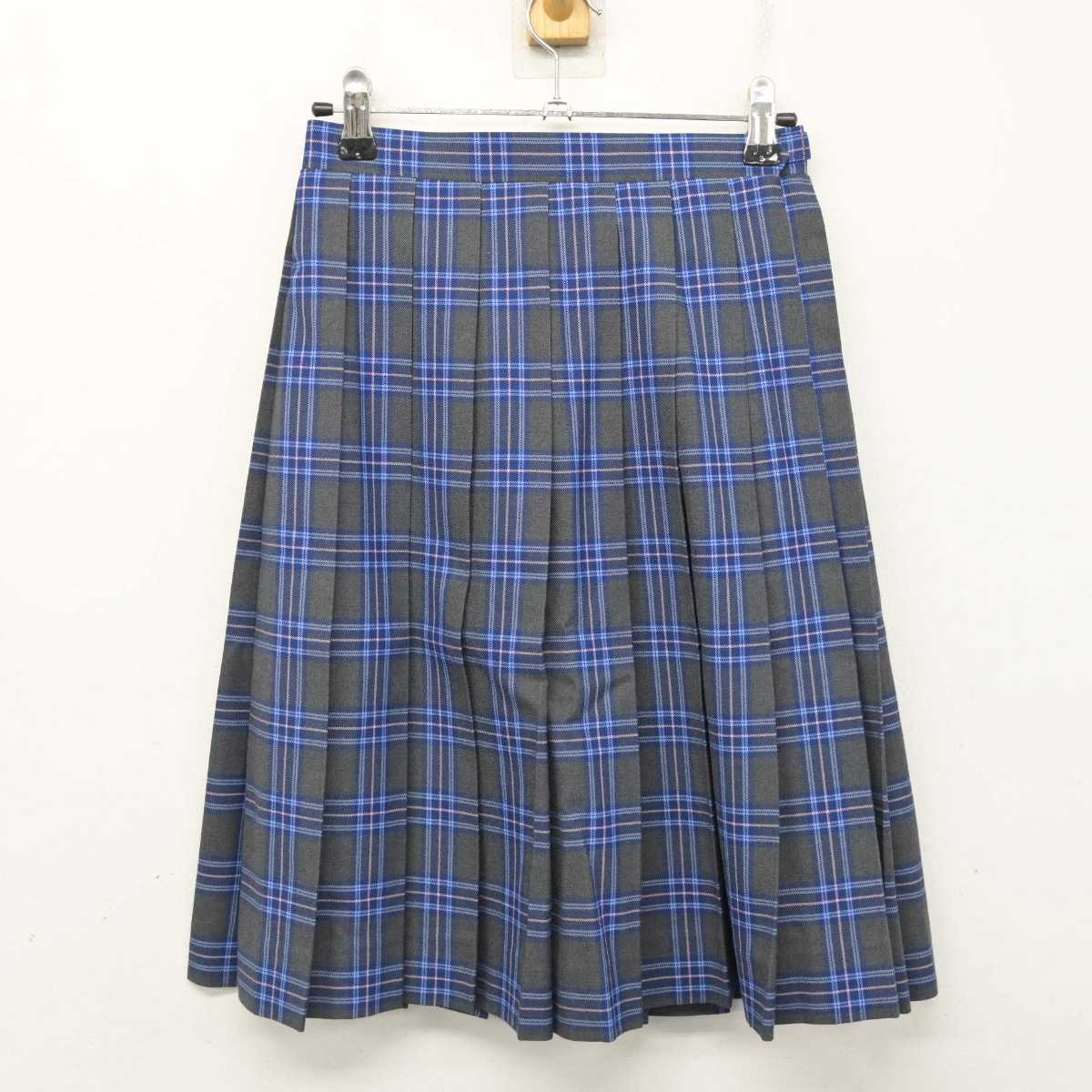 【中古】神奈川県 日本大学高等学校 女子制服 2点 (ニット・スカート) sf084398