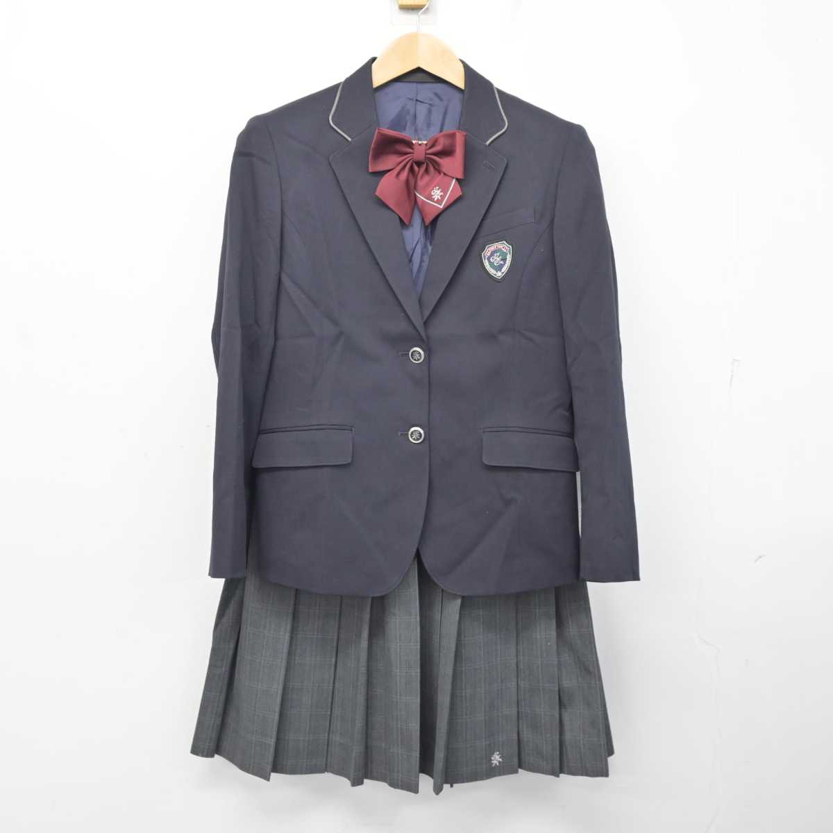 【中古】東京都 駒沢中学校 女子制服 4点 (ブレザー・スカート) sf084401