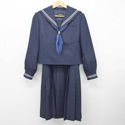 【中古】千葉県 法田中学校 女子制服 4点 (セーラー服・ジャンパースカート・スカート) sf084425