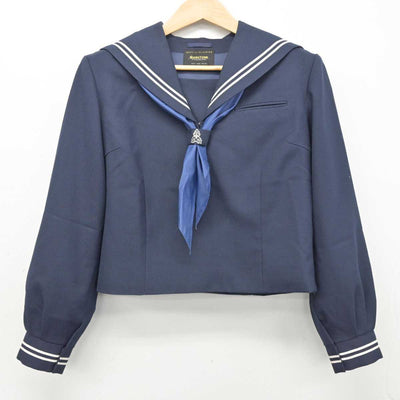 【中古】千葉県 法田中学校 女子制服 4点 (セーラー服・ジャンパースカート・スカート) sf084425