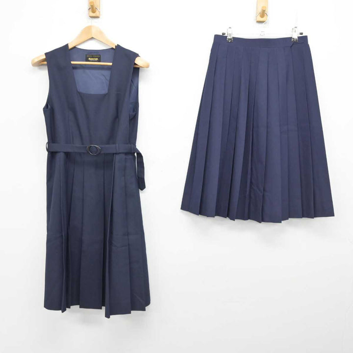 中古】千葉県 法田中学校 女子制服 4点 (セーラー服・ジャンパー 