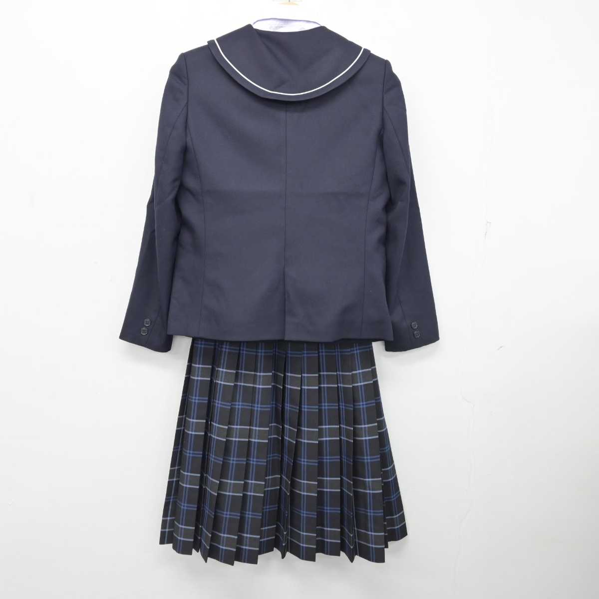 福岡県　中学校　制服 中古制服】福岡県 福岡市立玄洋中学校 女子制服 3点（セーラー服
