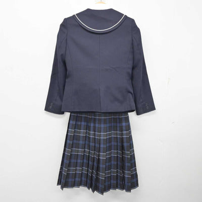 【中古】福岡県 宅峰中学校 女子制服 3点 (ブレザー・シャツ・スカート) sf084431