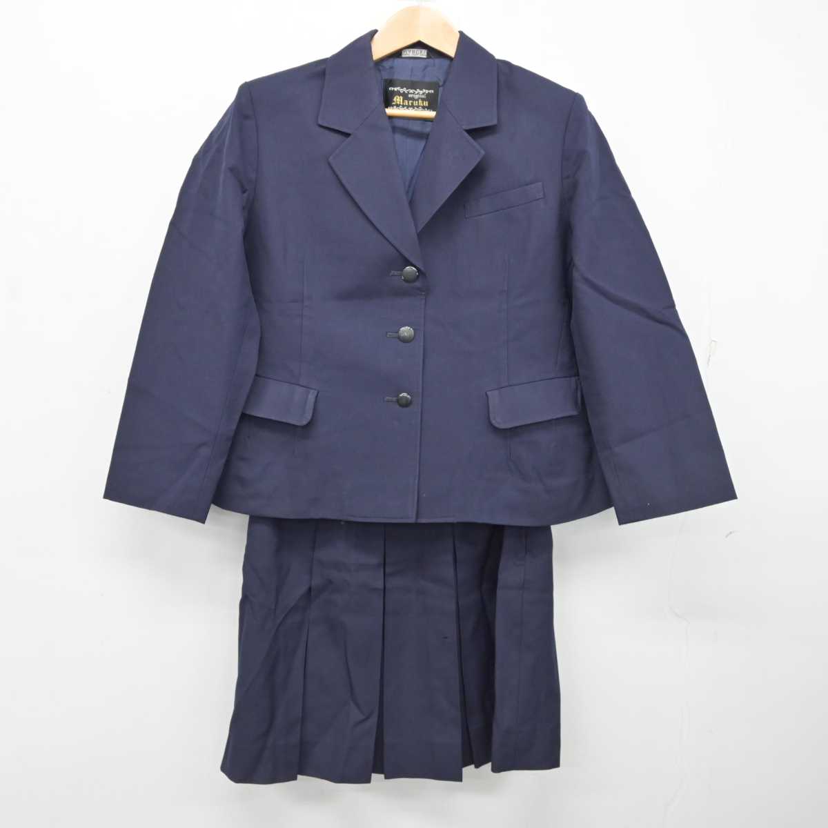 【中古】神奈川県 足柄高等学校 女子制服 2点 (ブレザー・スカート) sf084437