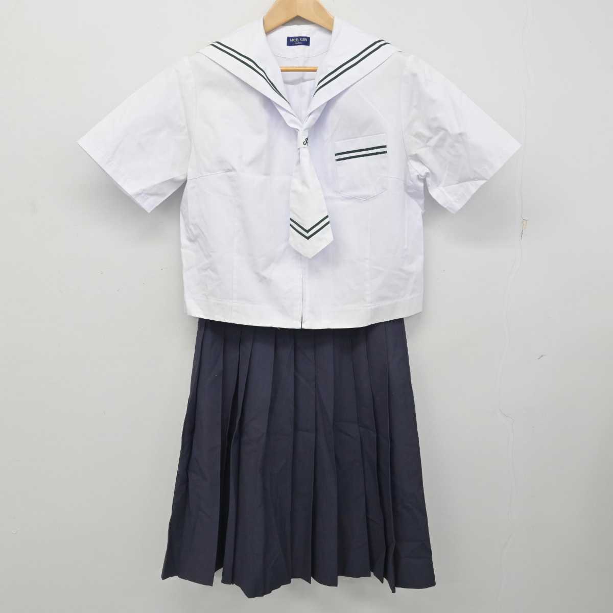 【中古】神奈川県 足柄台中学校 女子制服 5点 (セーラー服・セーラー服・スカート) sf084442