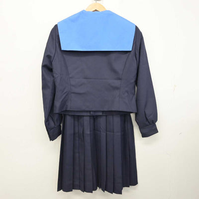 【中古】大阪府 喜連中学校 女子制服 3点 (セーラー服・スカート) sf084457