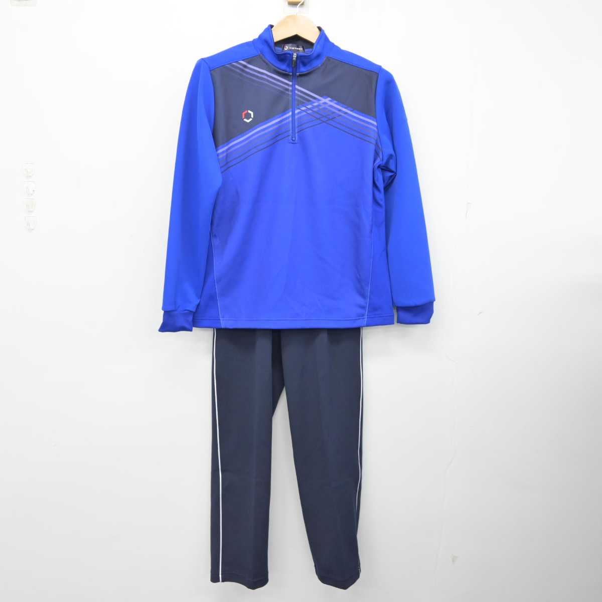 【中古】大阪府 喜連中学校 女子制服 2点 (ジャージ 上・ジャージ 下) sf084461