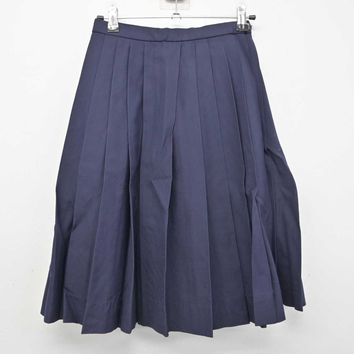 【中古】愛知県 豊橋商業高等学校 女子制服 2点 (セーラー服・スカート) sf084467