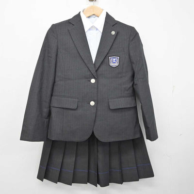 【中古】東京都 江北高等学校 女子制服 4点 (ブレザー・シャツ・スカート) sf084468