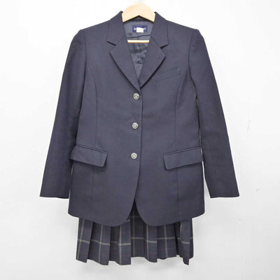 【中古】東京都 駒沢大学高等学校 女子制服 3点 (ブレザー・ニットベスト・スカート) sf084472