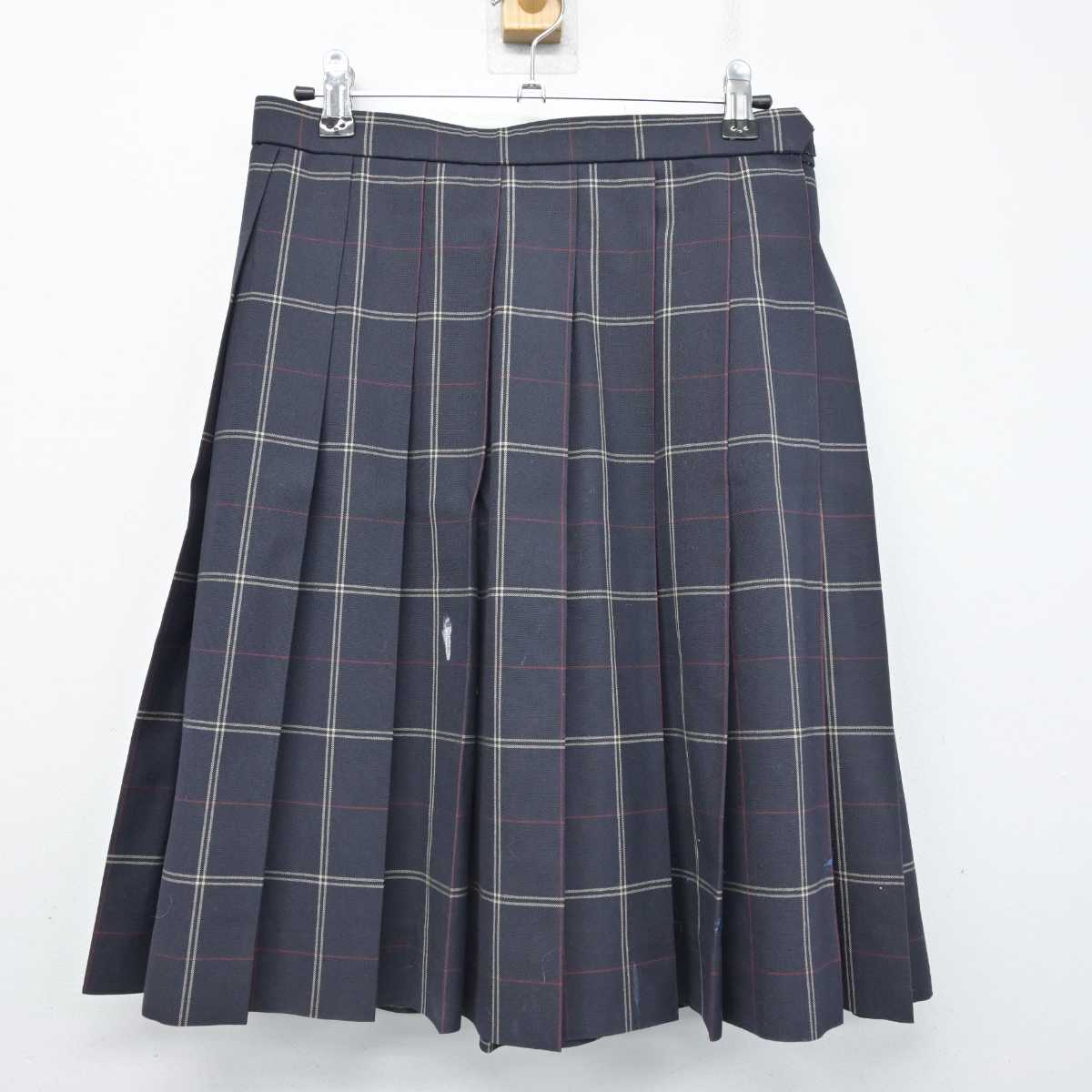 【中古】東京都 駒沢大学高等学校 女子制服 2点 (シャツ・スカート) sf084473