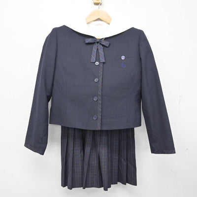 【中古】群馬県 前橋西高等学校/旧制服 女子制服 6点 (ブレザー・ニット・シャツ・スカート) sf084480