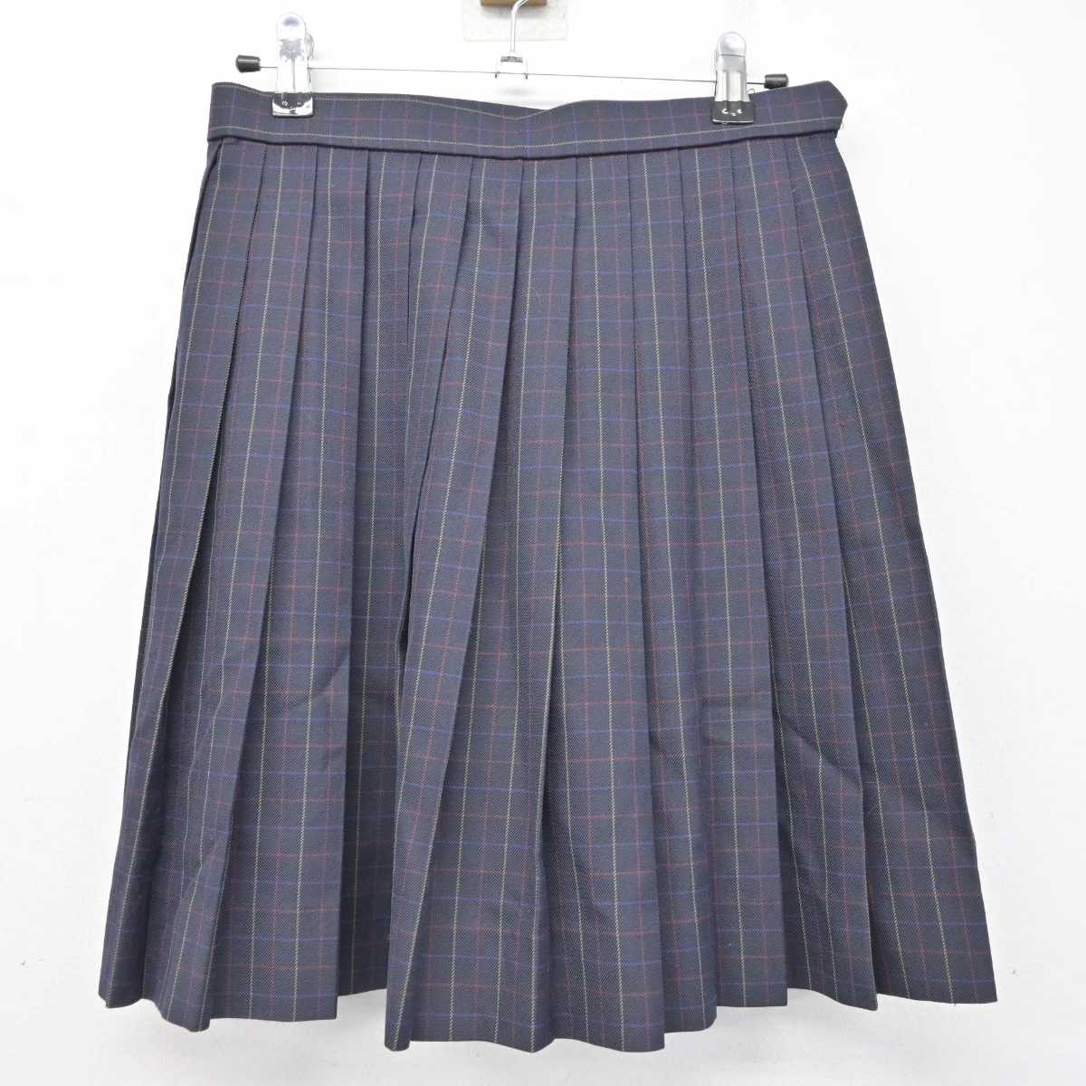 【中古】群馬県 前橋西高等学校/旧制服 女子制服 6点 (ブレザー・ニット・シャツ・スカート) sf084480