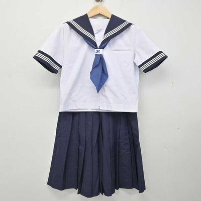 【中古】千葉県 高津中学校 女子制服 3点 (セーラー服・スカート) sf084491