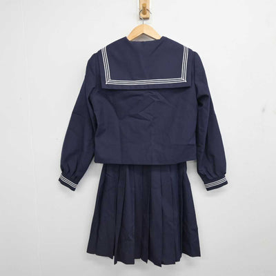 【中古】宮城県 仙台市立富沢中学校 女子制服 3点 (セーラー服・スカート) sf084505