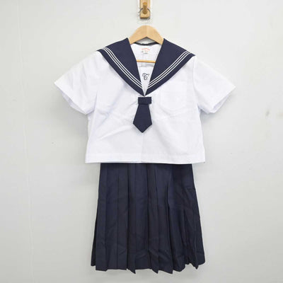 【中古】宮城県 仙台市立富沢中学校 女子制服 3点 (セーラー服・スカート) sf084506