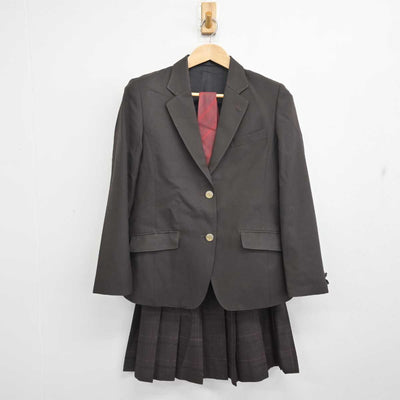 【中古】東京都 八王子東高等学校 女子制服 3点 (ブレザー・スカート) sf084530