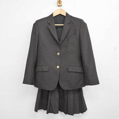 【中古】東京都 八王子東高等学校 女子制服 2点 (ブレザー・スカート) sf084531