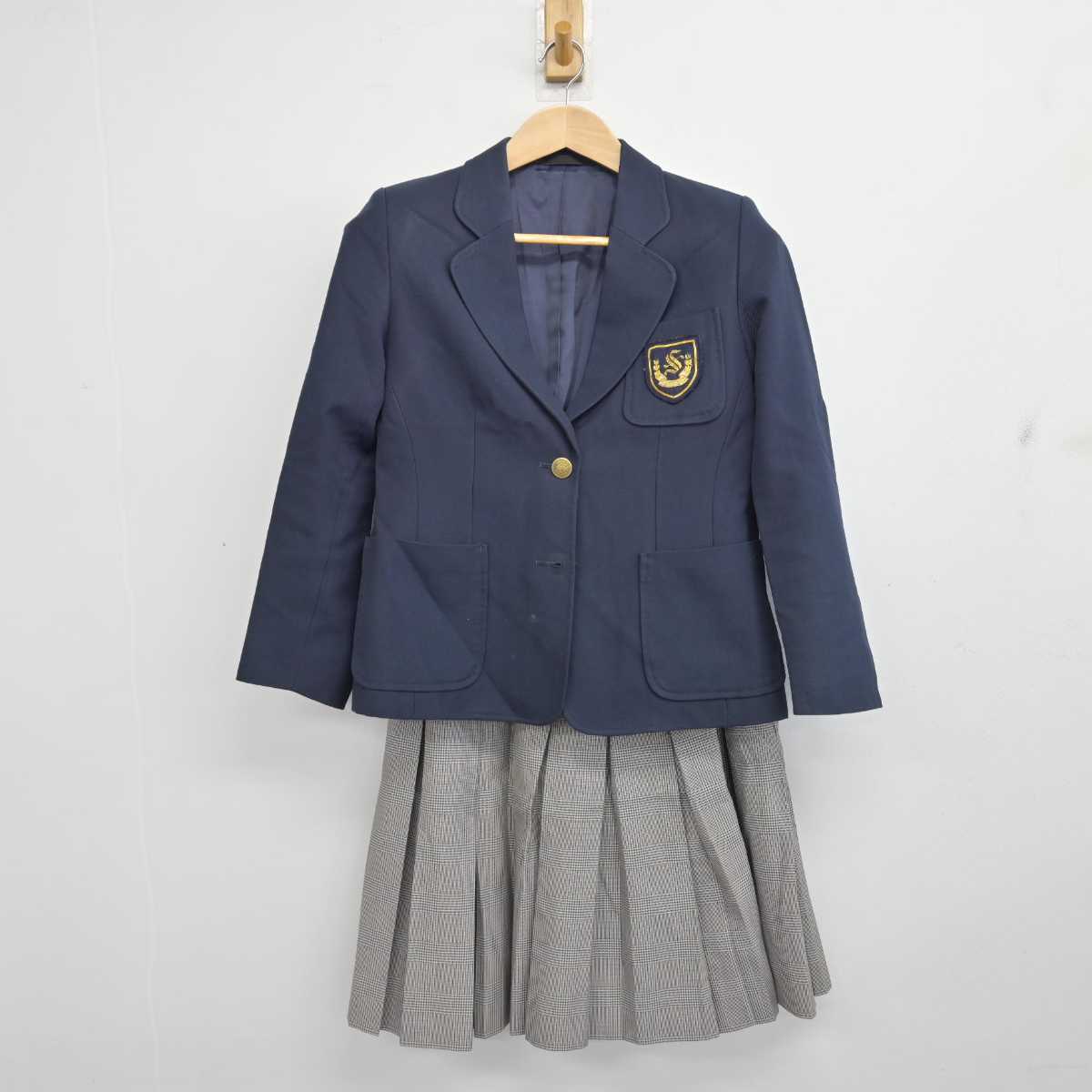 【中古】東京都 町田市立堺中学校 女子制服 2点 (ブレザー・スカート) sf084532