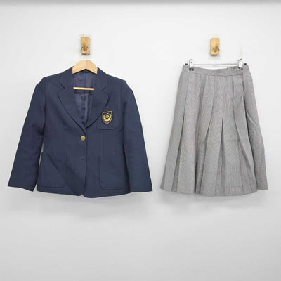 【中古】東京都 町田市立堺中学校 女子制服 2点 (ブレザー・スカート) sf084532