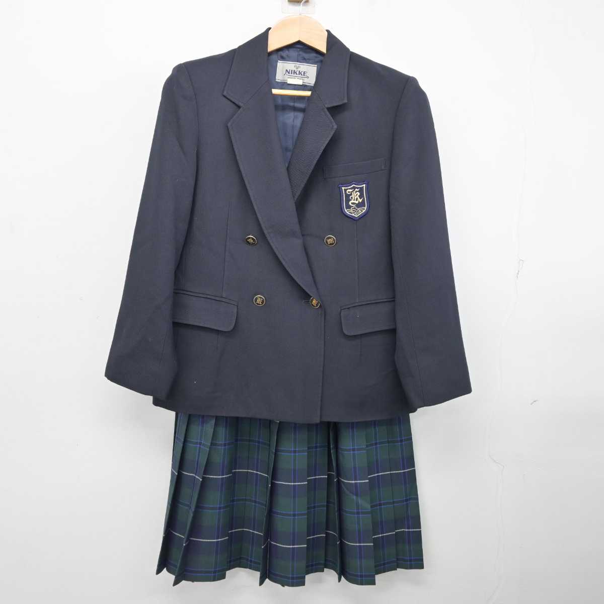 【中古】東京都 共栄学園中学高等学校 女子制服 2点 (ブレザー・スカート) sf084535