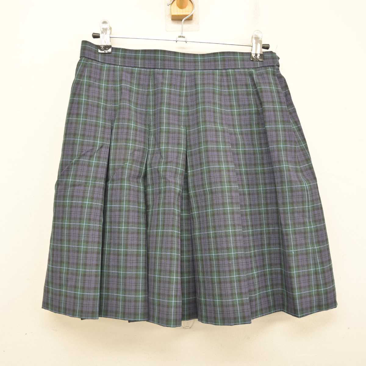 【中古】東京都 明治学院高等学校 女子制服 3点 (ニット・スカート) sf084543