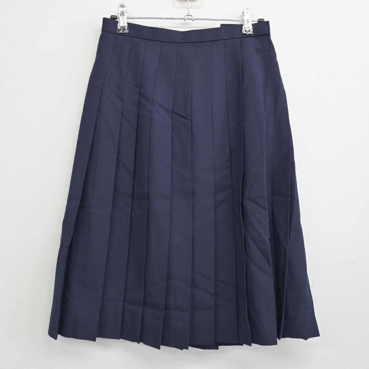 【中古】青森県  弘前大学教育学部 附属中学校 女子制服 3点 (セーラー服・スカート) sf084613