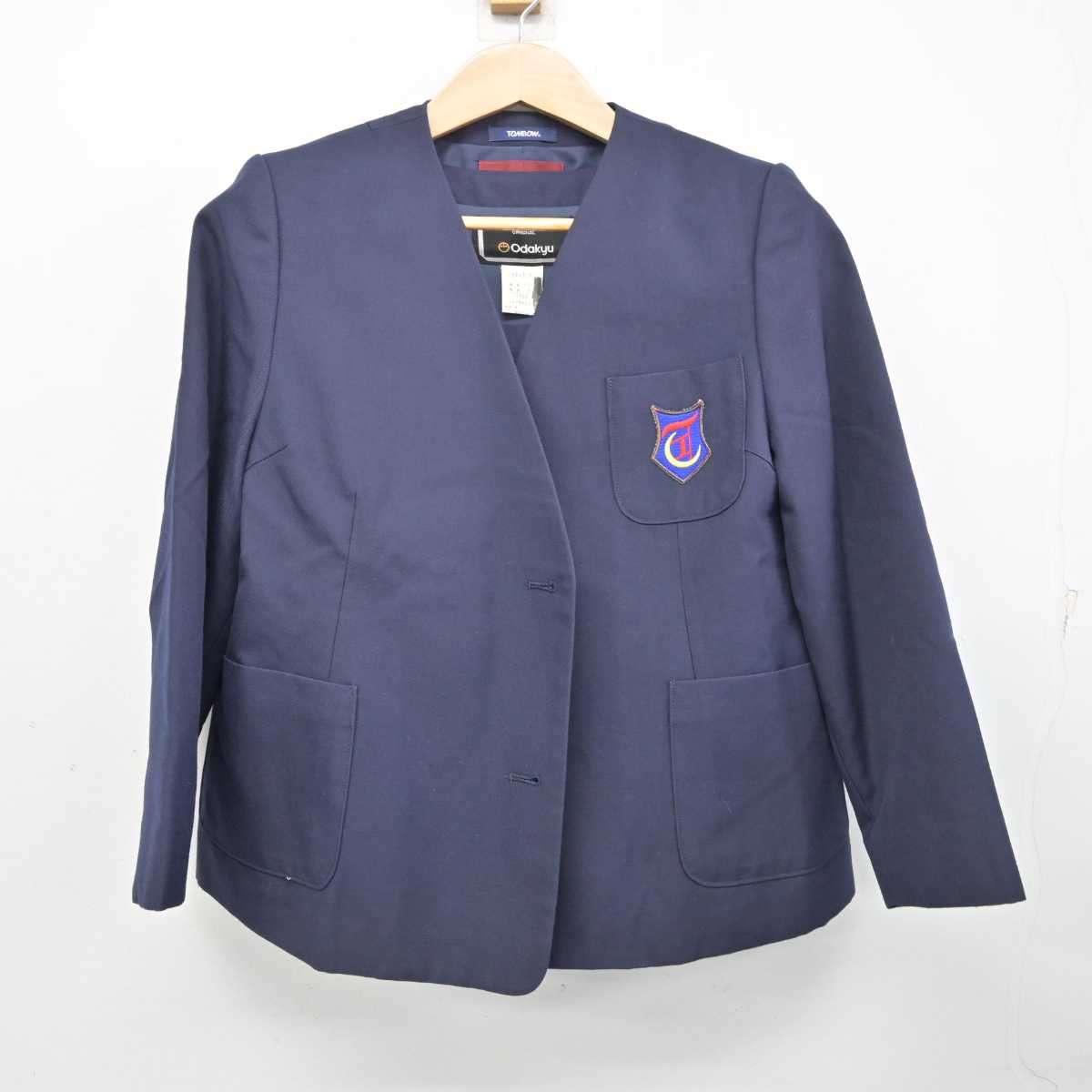 【中古】神奈川県 つきみ野中学校 女子制服 3点 (ブレザー・ベスト) sf084626