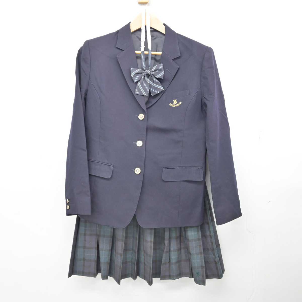 【中古】埼玉県 川口高等学校 女子制服 4点 (ブレザー・スカート) sf084650