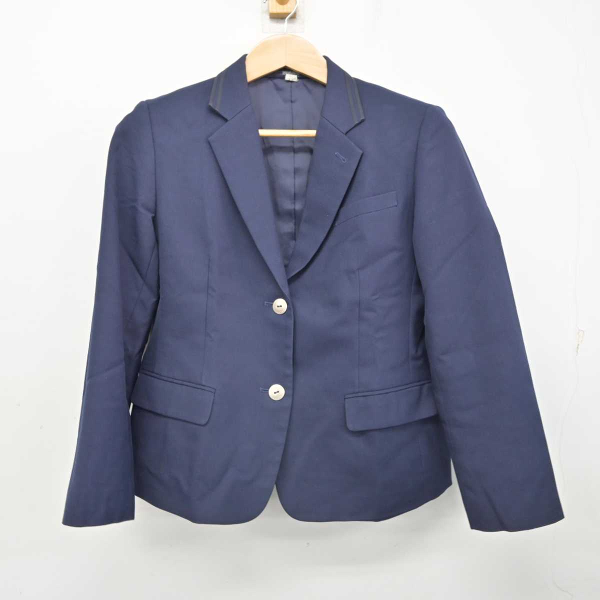 【中古】広島県 広島なぎさ高等学校 女子制服 2点 (ブレザー・シャツ) sf084651