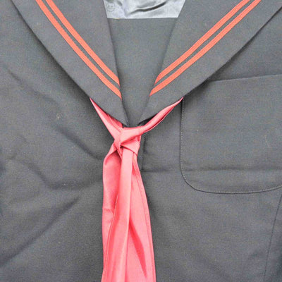 【中古】岐阜県 岐阜西中学校 女子制服 3点 (セーラー服・スカート) sf084662