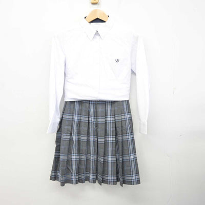 【中古】静岡県 誠恵高等学校 女子制服 3点 (ブレザー・シャツ・スカート) sf084665