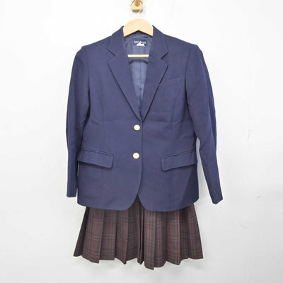 【中古】山口県 田部高等学校 女子制服 3点 (ブレザー・スカート・スカート) sf084670