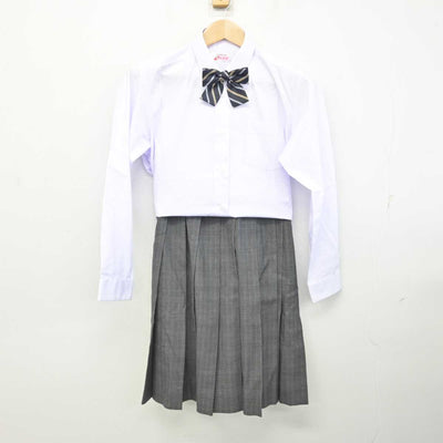 【中古】神奈川県 早渕中学校 女子制服 5点 (ブレザー・シャツ・スカート) sf084681