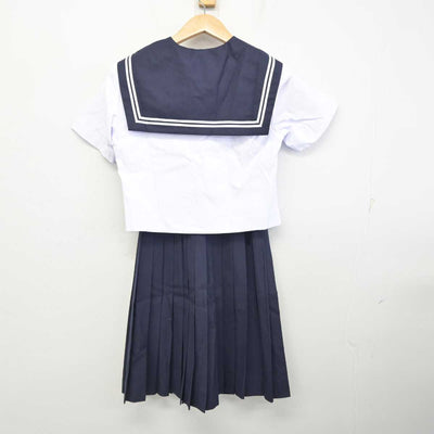 【中古】愛知県 岩倉市立南部中学校 女子制服 2点 (セーラー服・スカート) sf084690