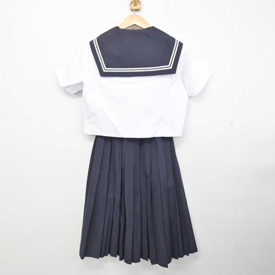 【中古】 学校名不明 女子制服 2点 (セーラー服・スカート) sf084697