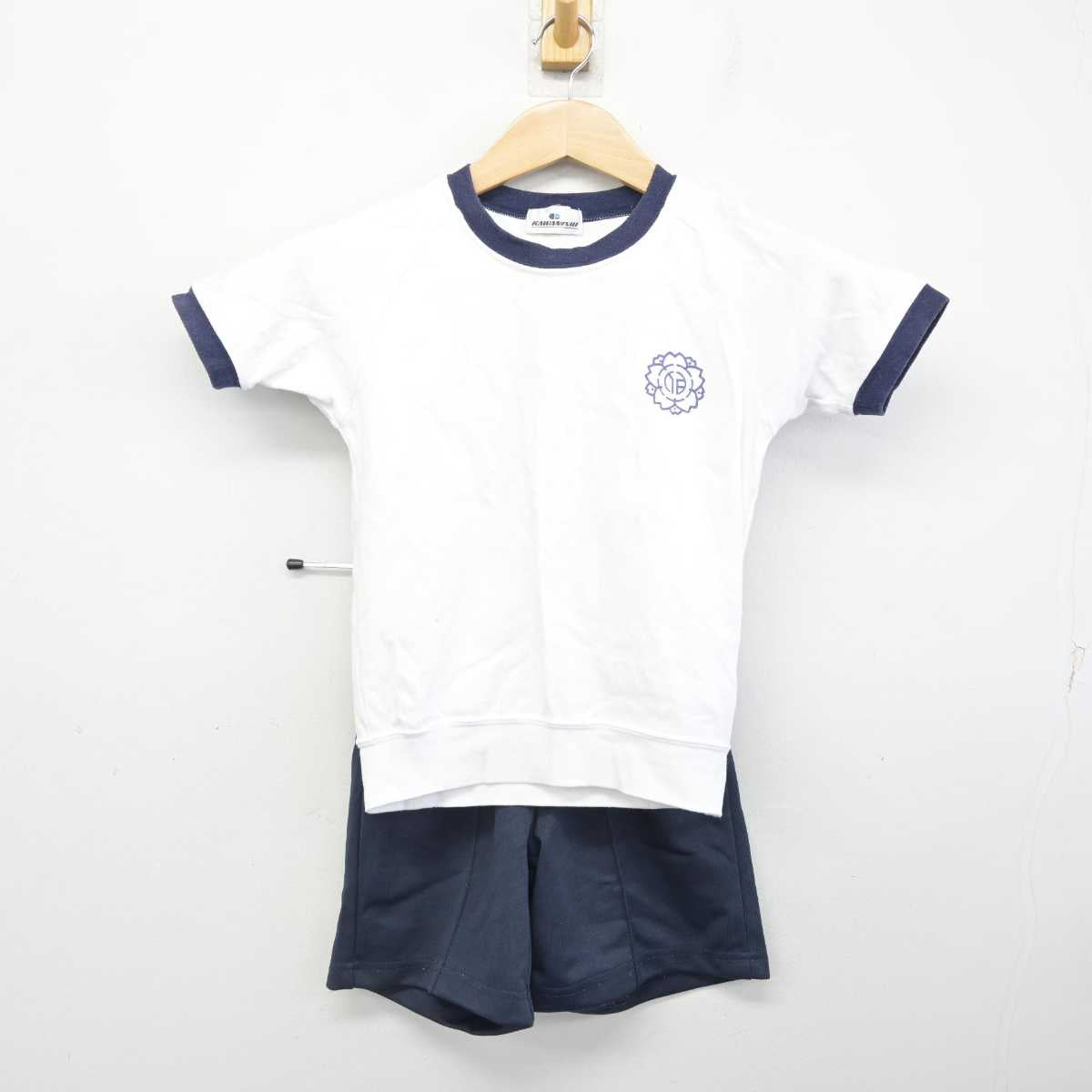 【中古】大阪府 伯太小学校 女子制服 2点 (体操服 上・体操服 下) sf084703