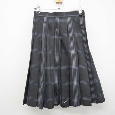 【中古】沖縄県 西原高等学校 女子制服 4点 (ニットベスト・シャツ・スカート) sf084704