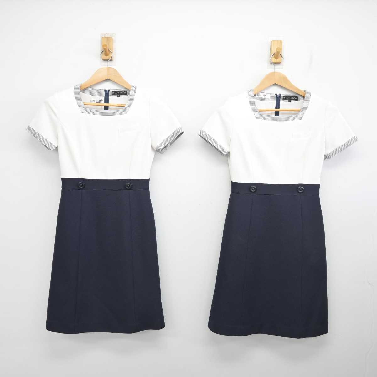 【中古】 クリニック受付 女子制服 2点 (ワンピース) sf084707