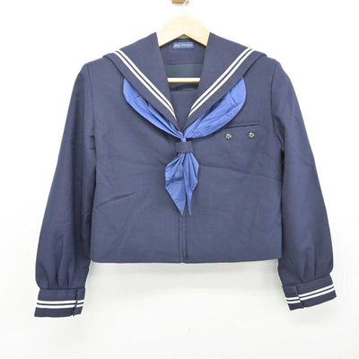 【中古】山梨県 山梨北中学校 女子制服 4点 (セーラー服・スカート) sf084719