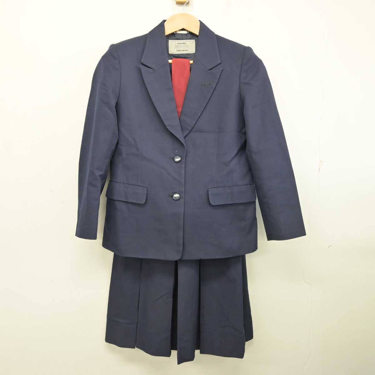 【中古】東京都 武蔵村山市立第三中学校 女子制服 4点 (ブレザー・ベスト・スカート) sf084725