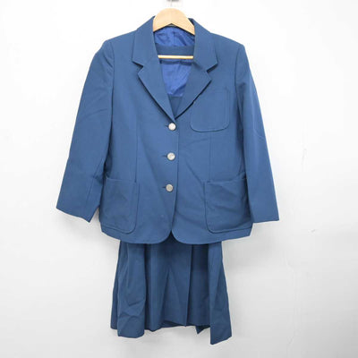 【中古】神奈川県 平塚市立神明中学校 女子制服 3点 (ブレザー・ジャンパースカート) sf084740