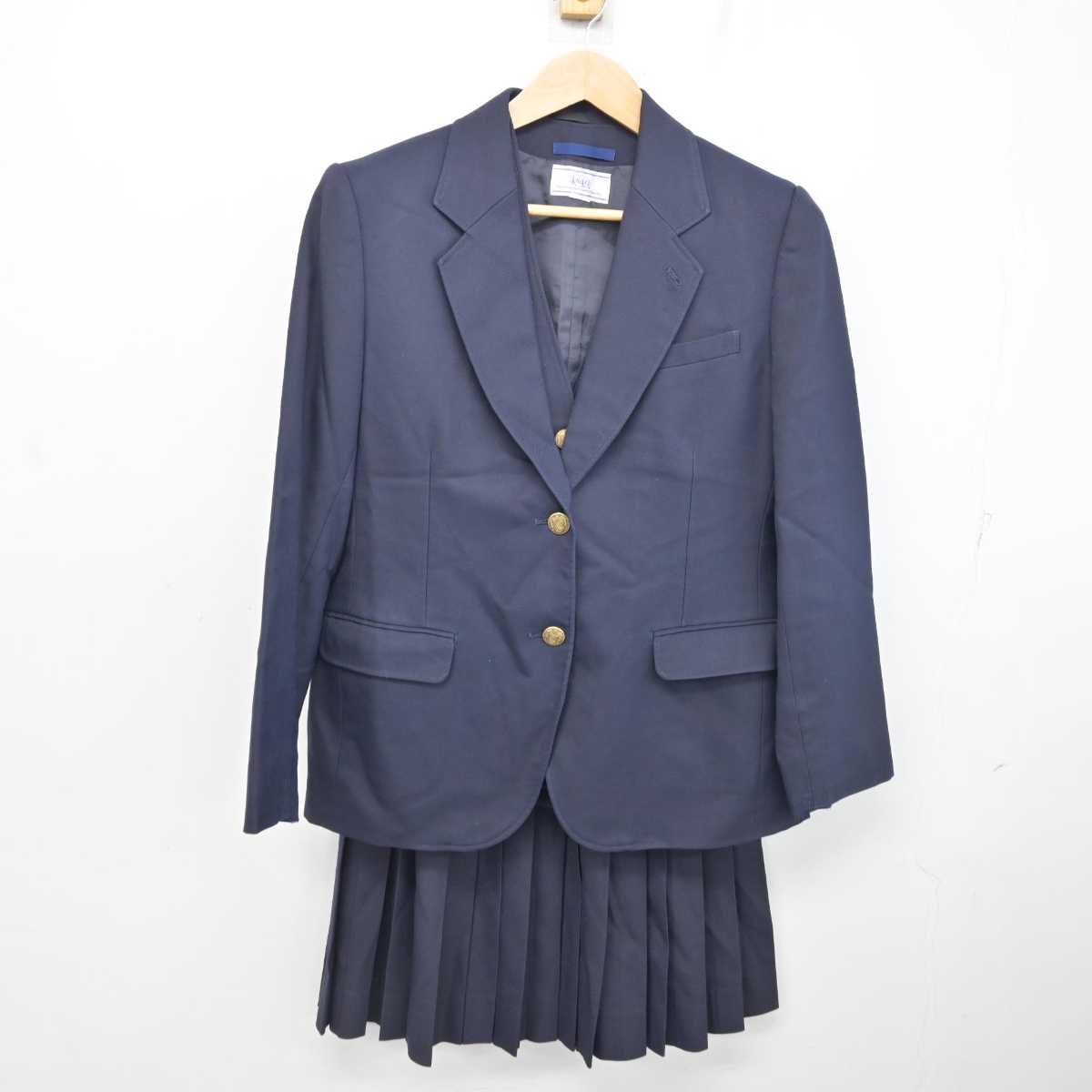 【中古】長野県 高瀬中学校 女子制服 3点 (ブレザー・ベスト・スカート) sf084791