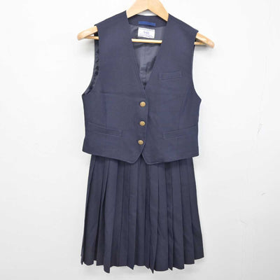 【中古】長野県 高瀬中学校 女子制服 3点 (ブレザー・ベスト・スカート) sf084791