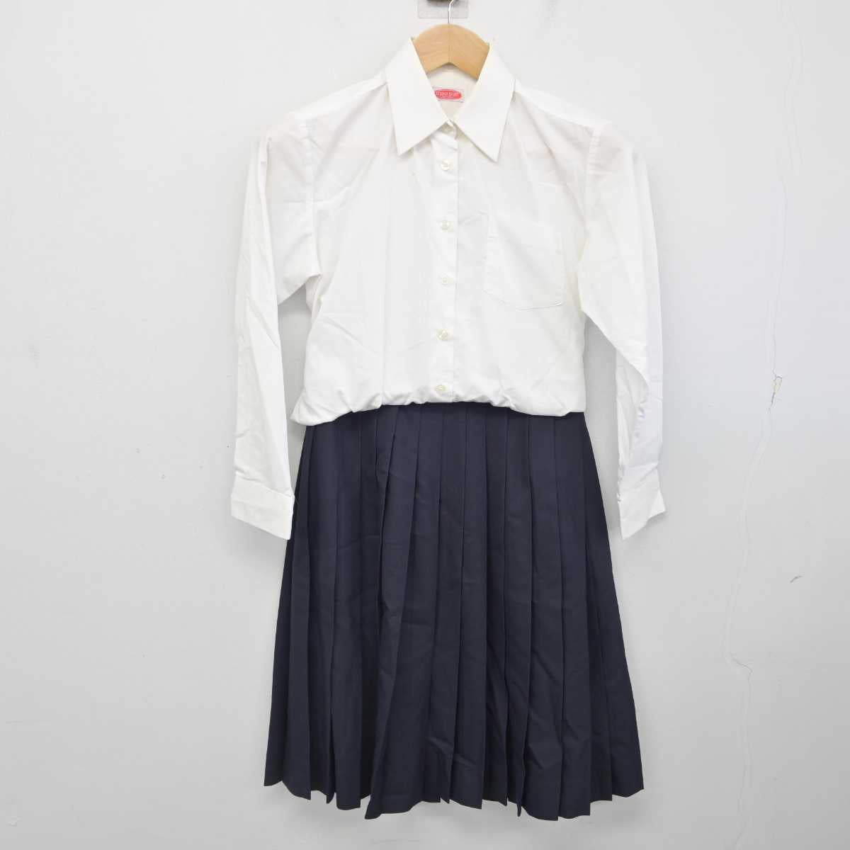 【中古】長野県 高瀬中学校 女子制服 3点 (ブレザー・シャツ・スカート) sf084793