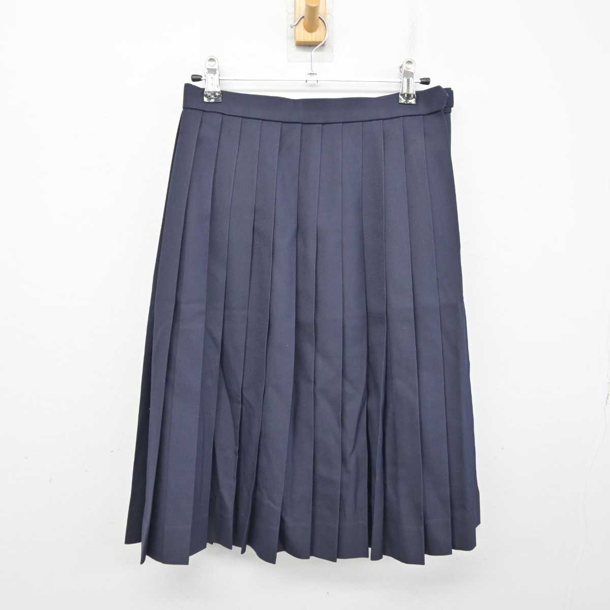 【中古】長野県 高瀬中学校 女子制服 2点 (ベスト・スカート) sf084794