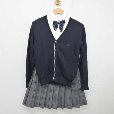 【中古】北海道 北海道札幌東豊高等学校 女子制服 5点 (ブレザー・ニット・シャツ・スカート) sf084797