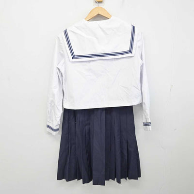 【中古】北海道 北海道函館商業高等学校 女子制服 3点 (セーラー服・スカート) sf084799