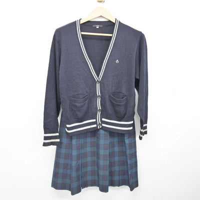 【中古】三重県 メリノール女子学院 女子制服 2点 (ニット・スカート) sf084802