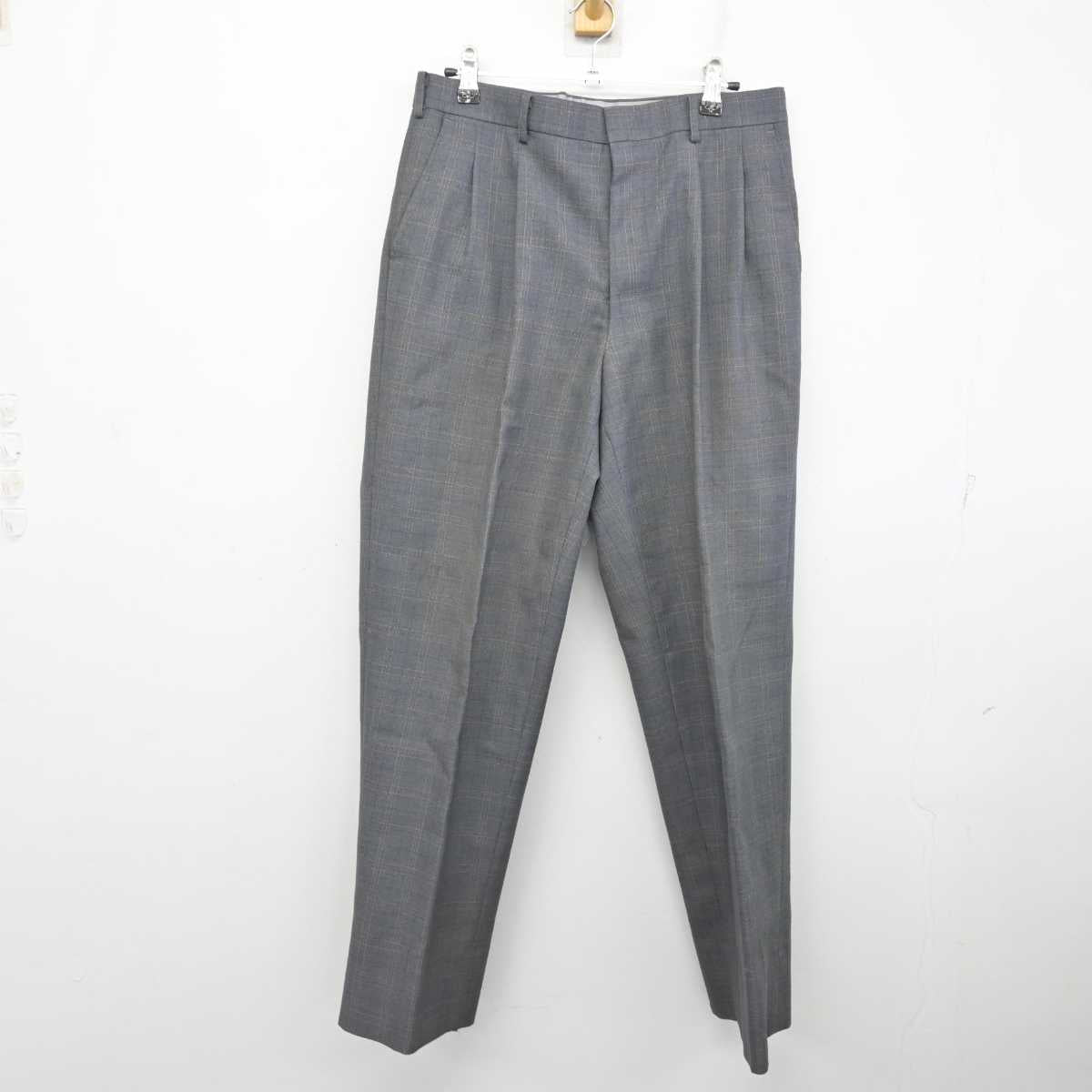 【中古】三重県 四日市南高等学校 男子制服 2点 (ブレザー・ズボン) sf084803